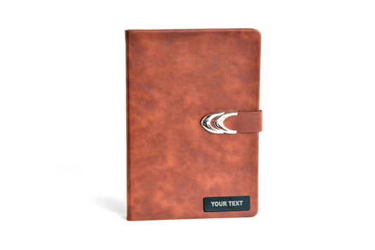 Tan Thermo PU Personalised Diary