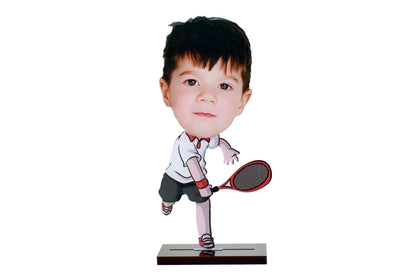 Tennis Player Caricature