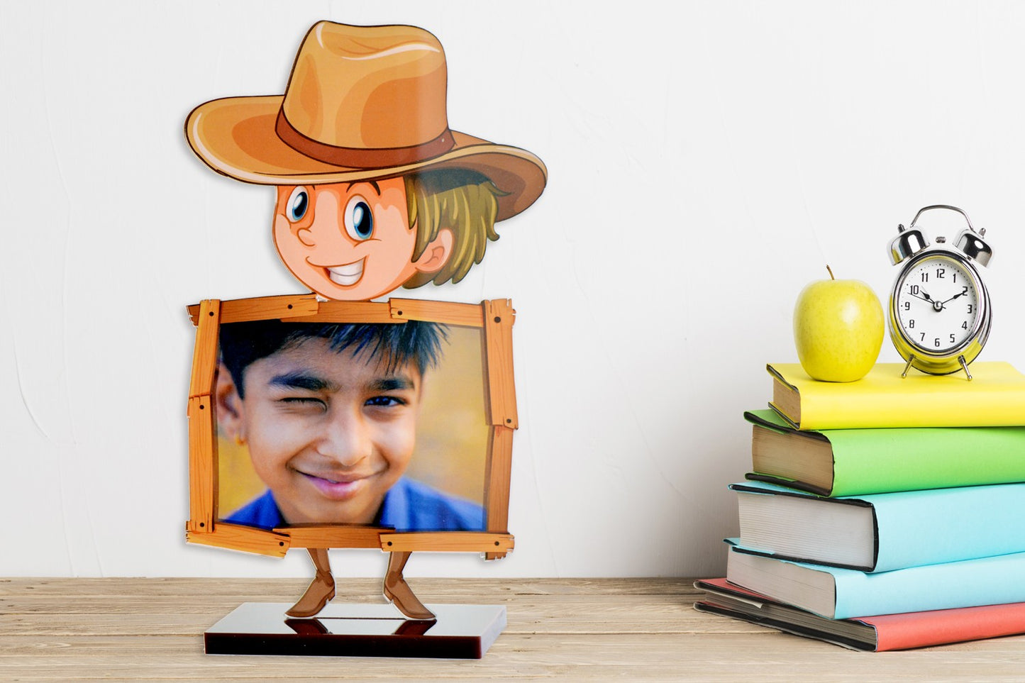 Cowboy & Me Acrylic Cartoon Photo Stand