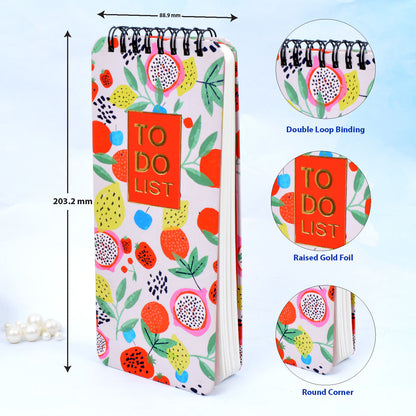 Fruits Hardbound Wiro To Do List Notepads