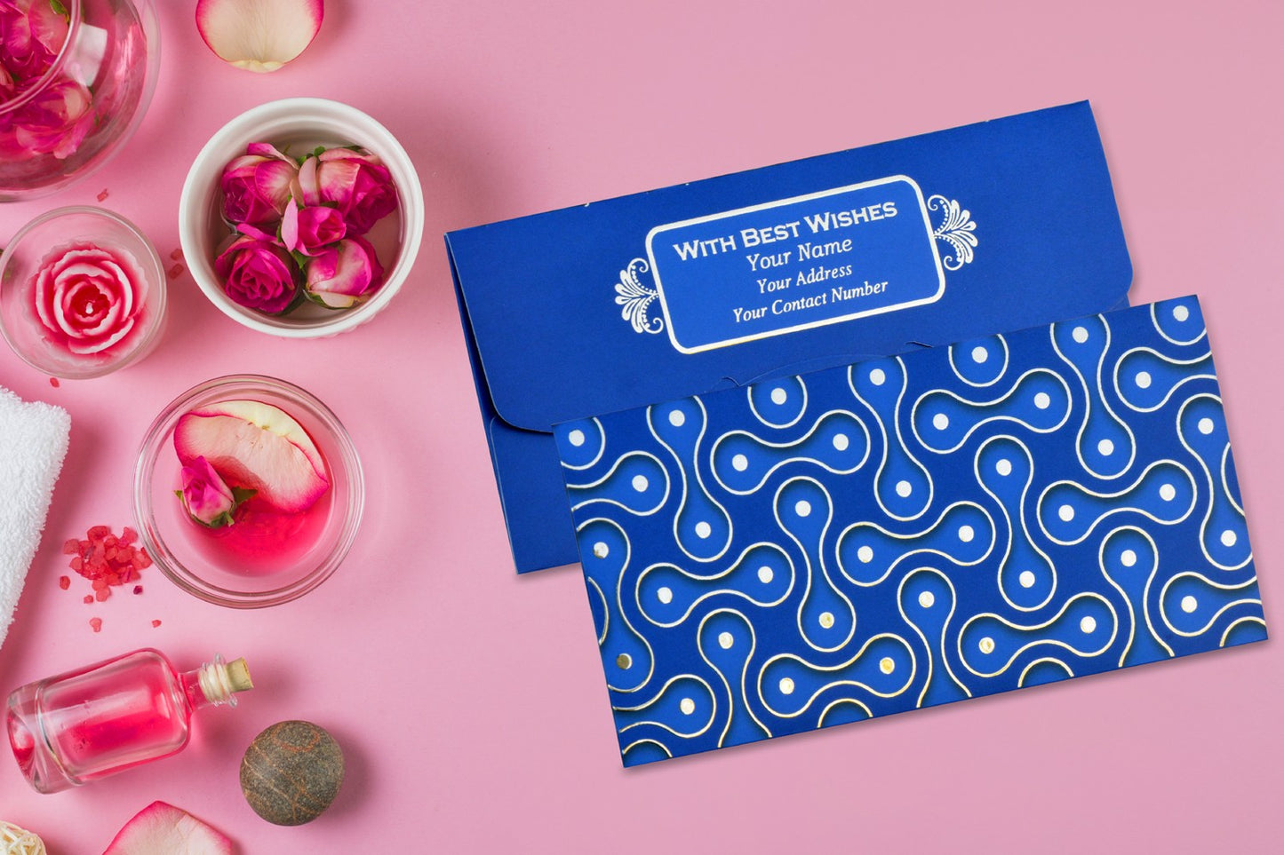 Blue Balloon Personalised Shagun Envelope Premium - Pack of 25