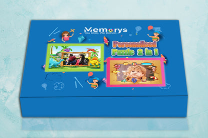 Cartoons Personalised Puzzle-Set of Two