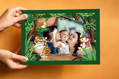 Jungle Safari Personalised Puzzle- Set of Two