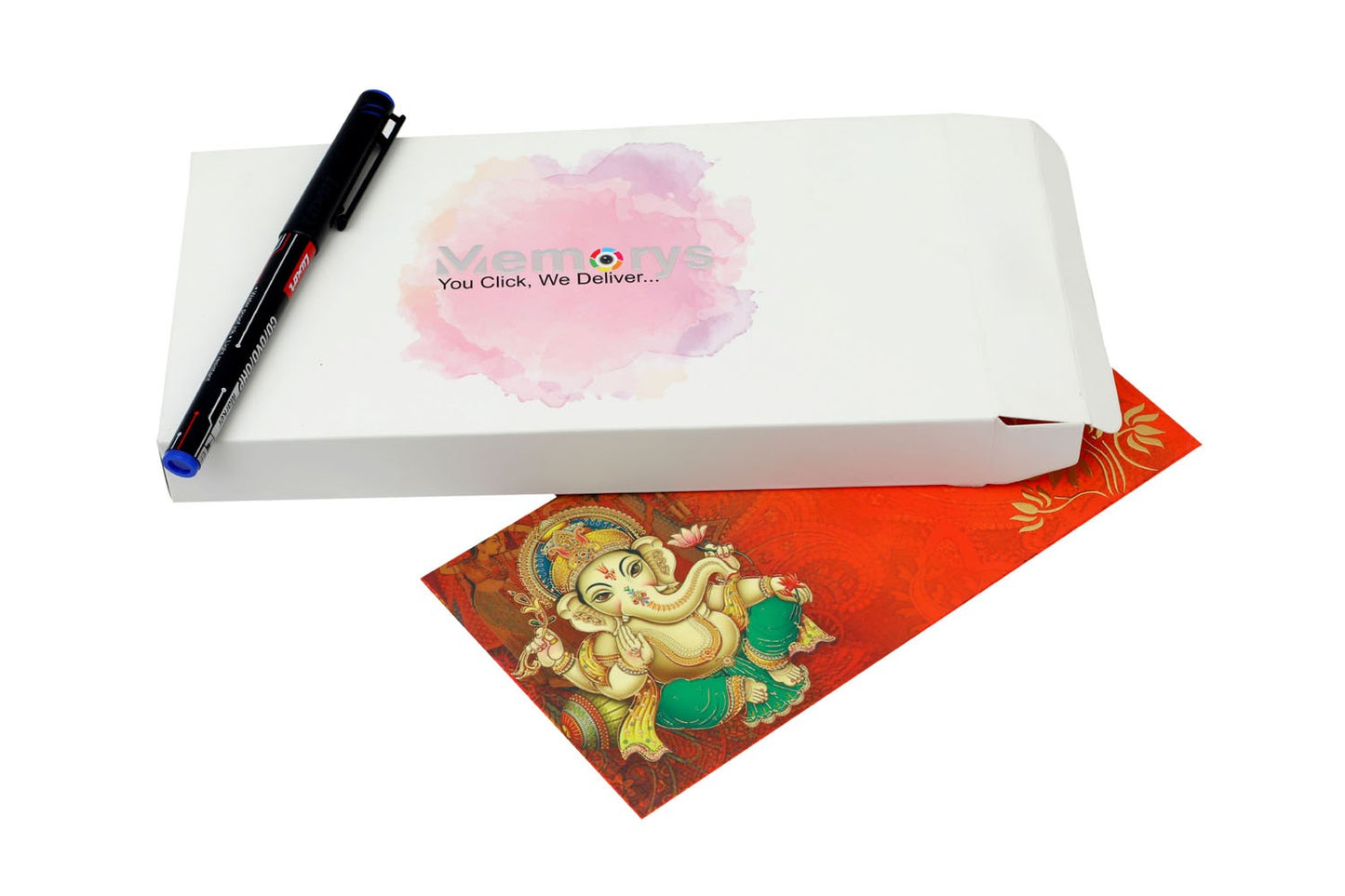 Shree Ganesha Shagun Envelope -Pack of 12(With Luxor Marker)