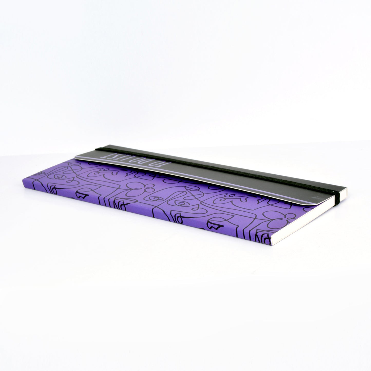 Purple Abstract To Do List Softbound Notepad