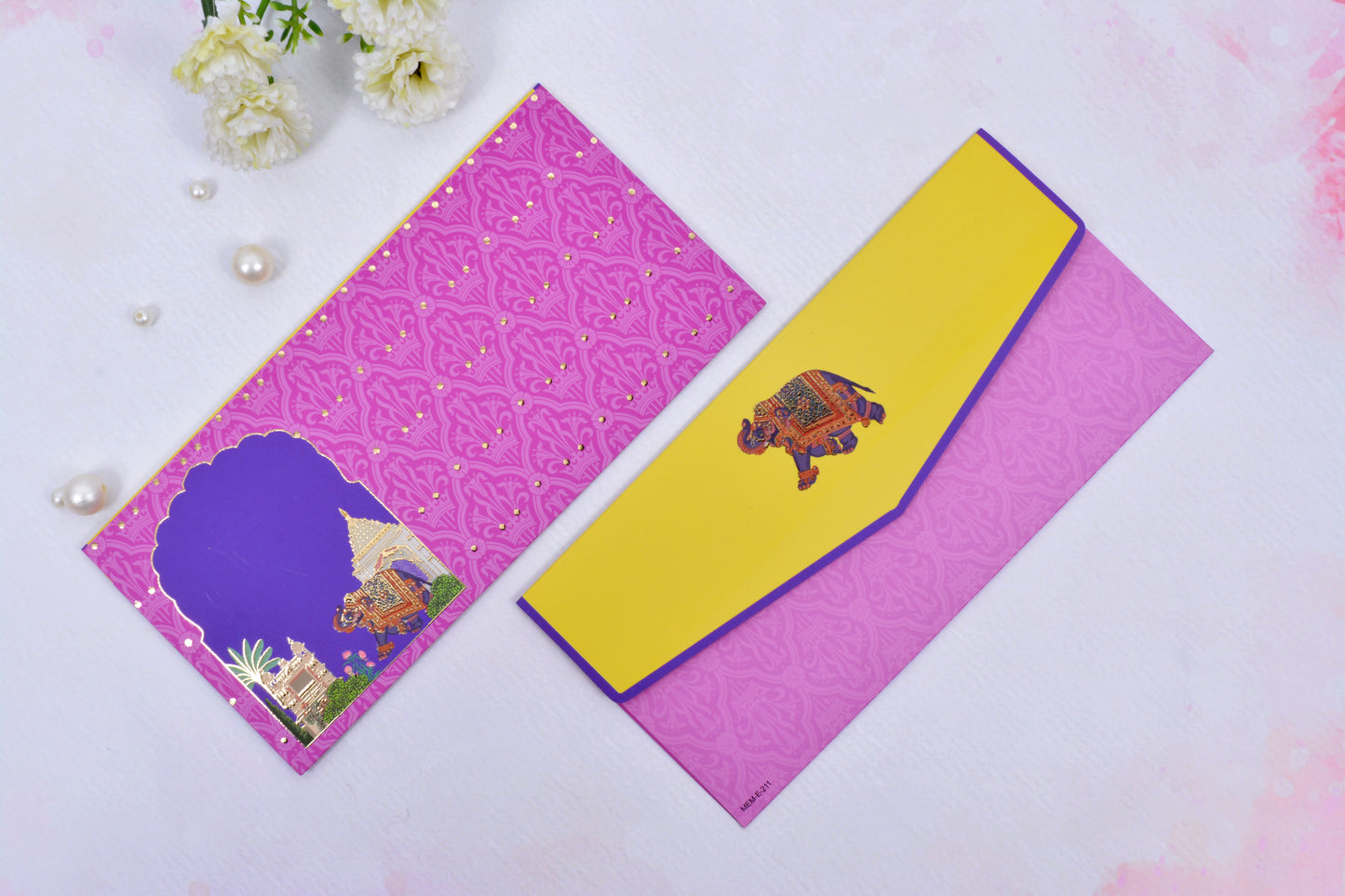 Personalised Shagun Envelope- Pack of 20(With Luxor Marker)