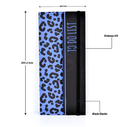 Blue Leopard To Do List Softbound Notepad