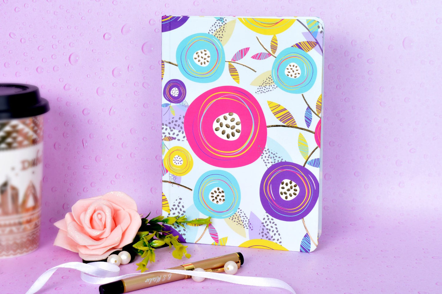 Floral Fantasy A5 Hardbound Notebook