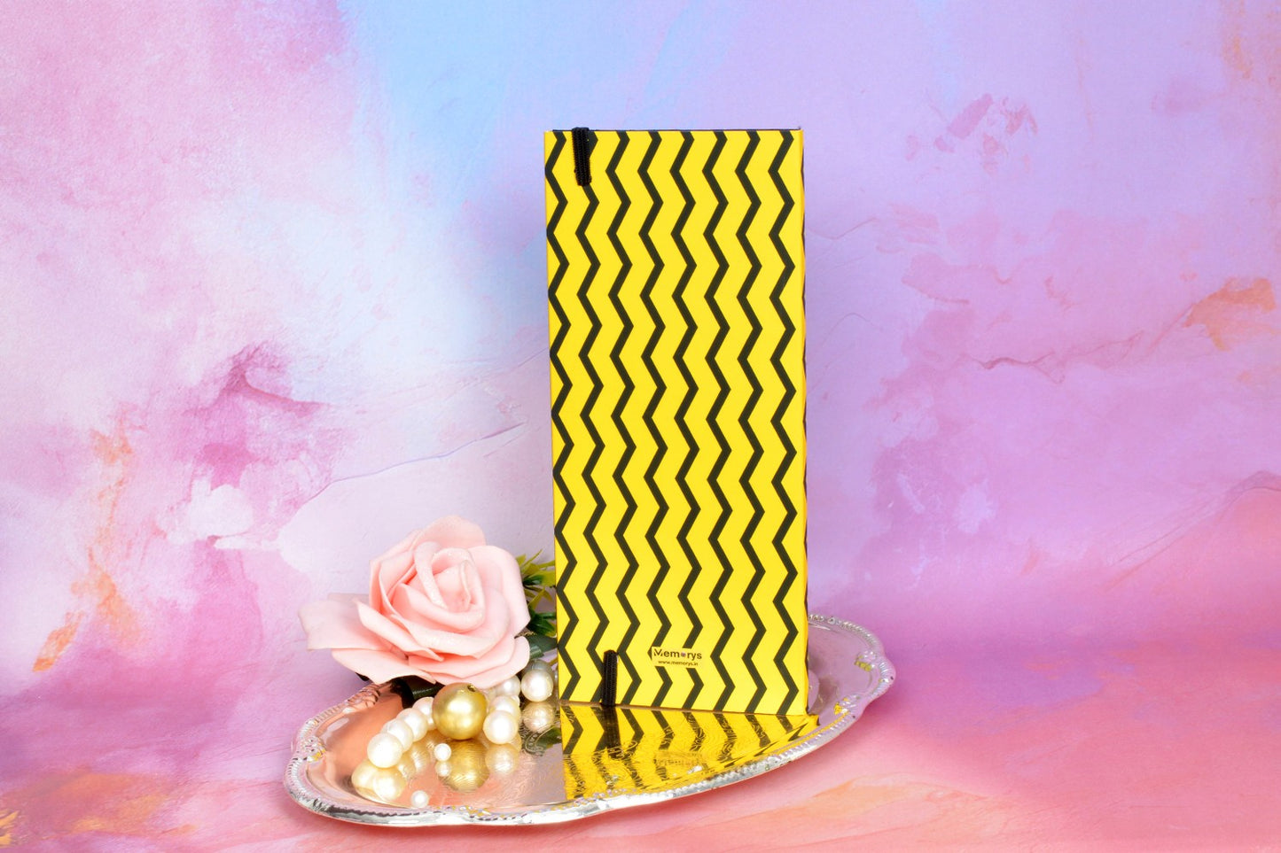 Yellow Zig Zag To Do List Softbound Notepad