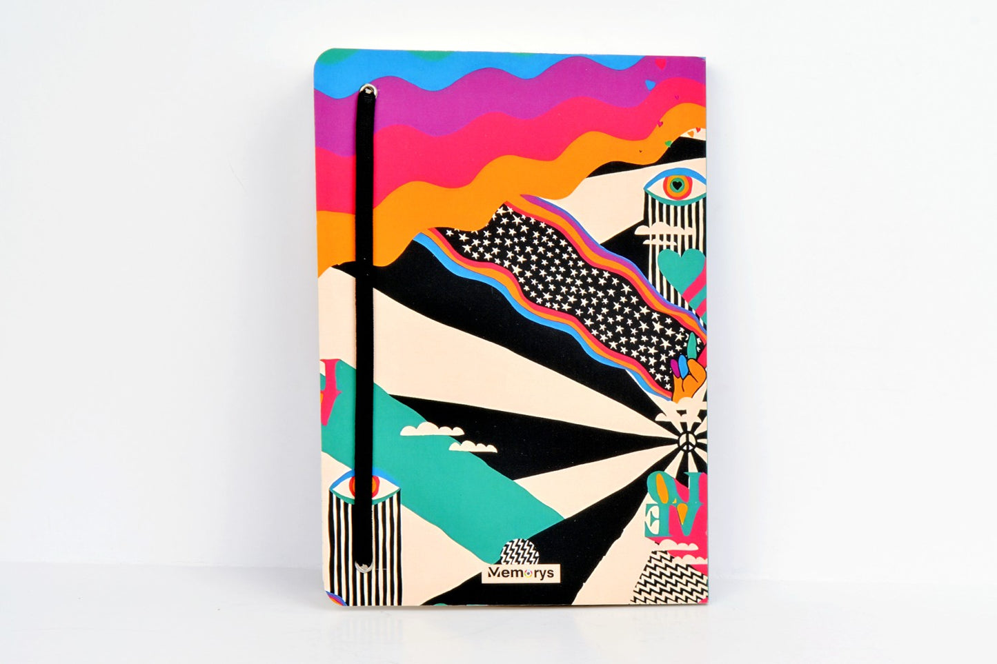 Abstract Eye Softcover A5 Notebook