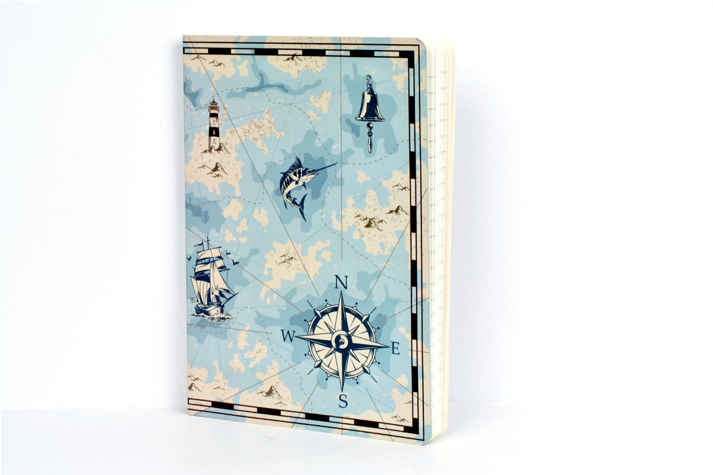 Vintage Map A6 Softbound Notebook