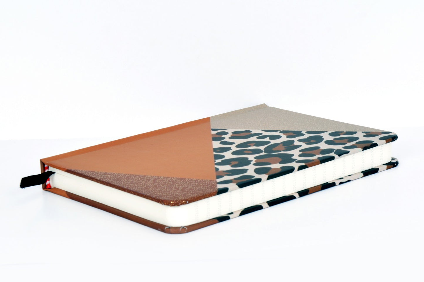 Leopard Story 7x5 Hardbound Notebook