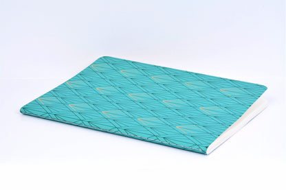 Geo Emerald A5 Center Stitch Notebook