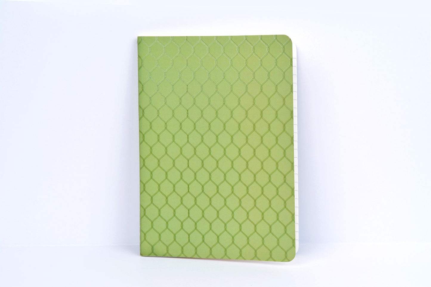 Geo Green A5 Center Stitch Notebook