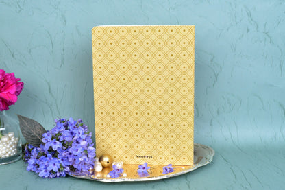 Geo Olive A5 Center Stitch Notebook