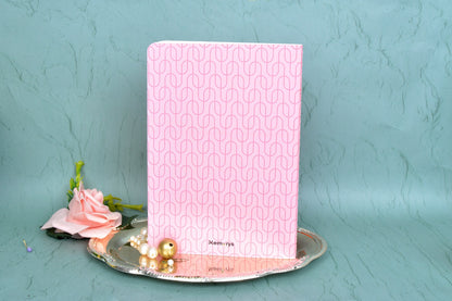 Geo Pink A5 Center Stitch Notebook