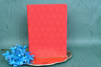 Geo Coral A5 Center Stitch Notebook