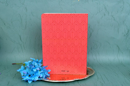 Geo Coral A5 Center Stitch Notebook