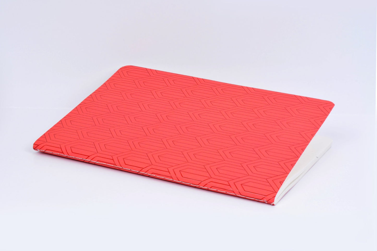 Geo Coral A5 Center Stitch Notebook