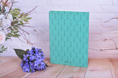 Geo Emerald A5 Center Stitch Notebook