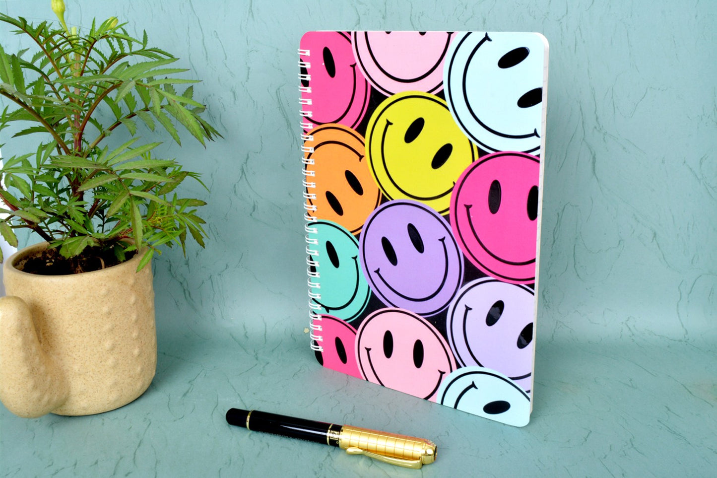 Smiley Softbound Wiro B5 Notebook