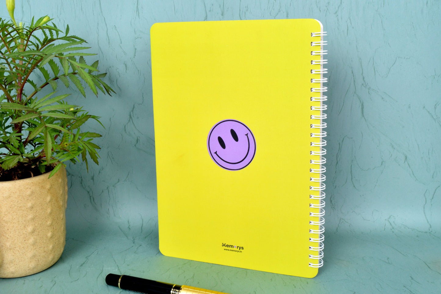 Smiley Softbound Wiro B5 Notebook