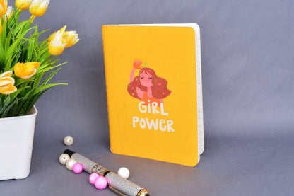 Girl Power A6 Sparkle Notebooks