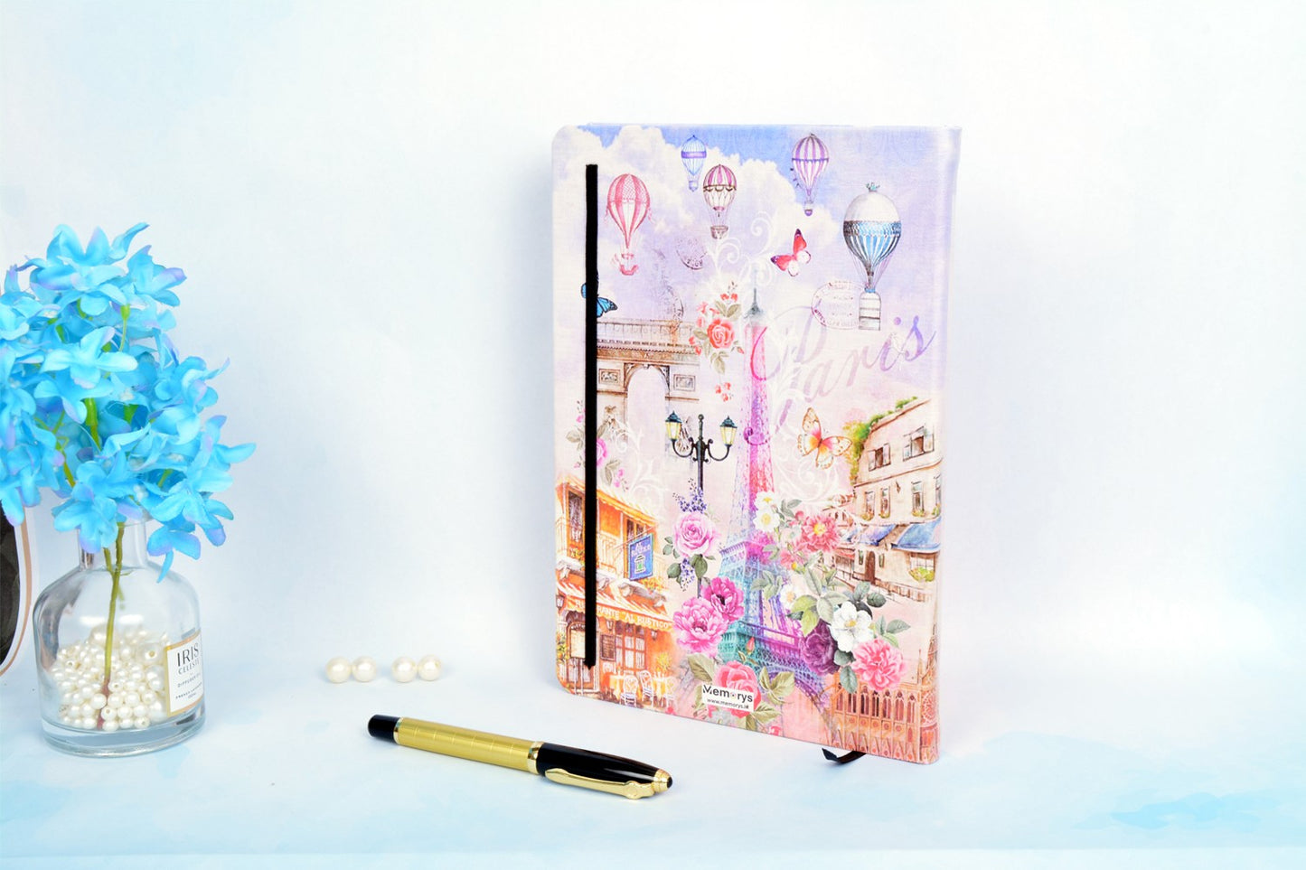 Paris Fantacy B5 Printed Vegan Leather Hardbound Notebook