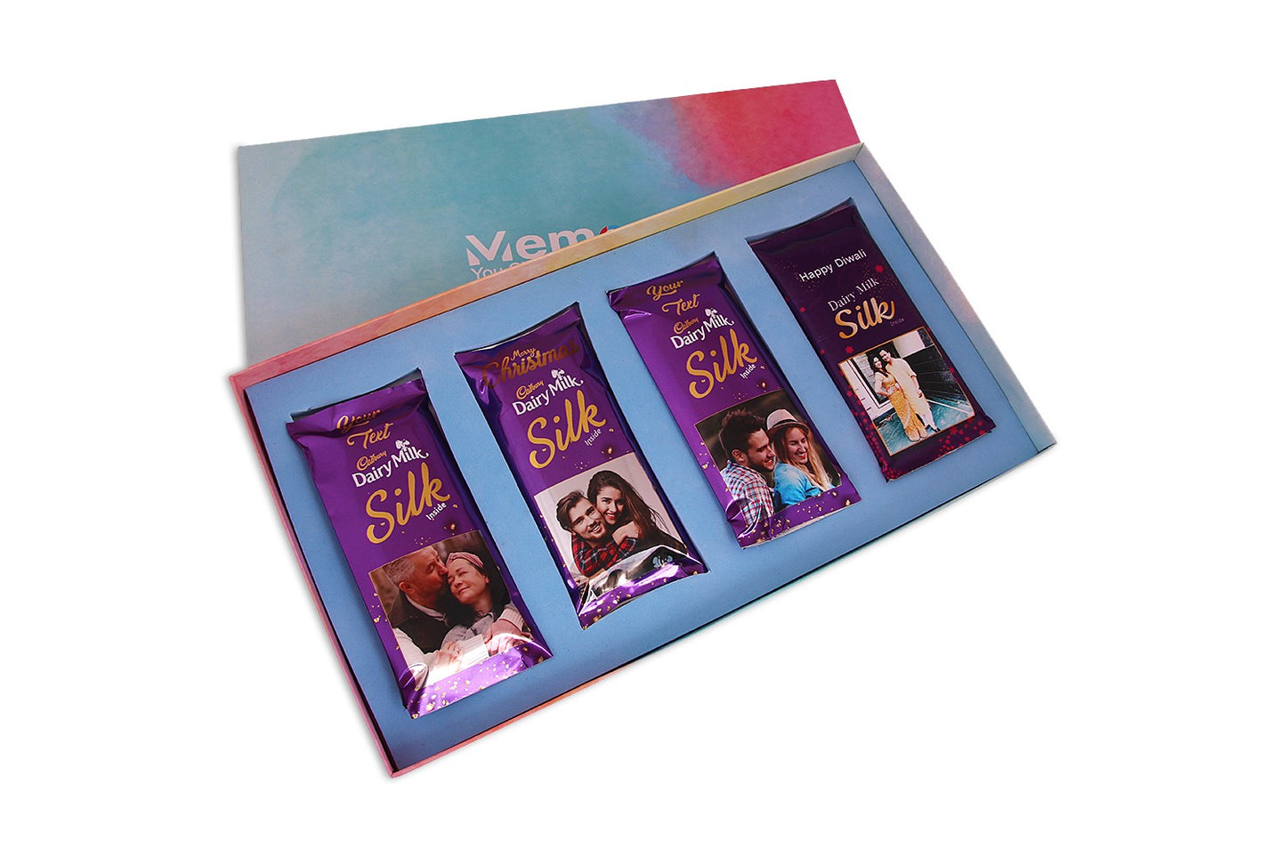 cadbury Dailry milk Silk Customised - Set of 4