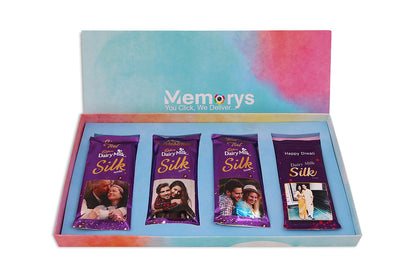 cadbury Dailry milk Silk Customised - Set of 4