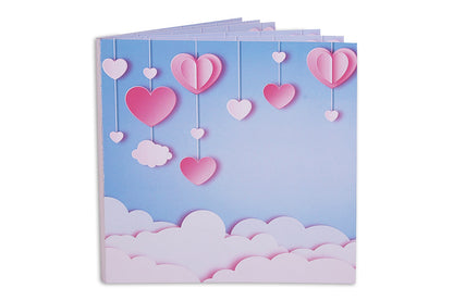 Falling Hearts 6X6 Photo Album