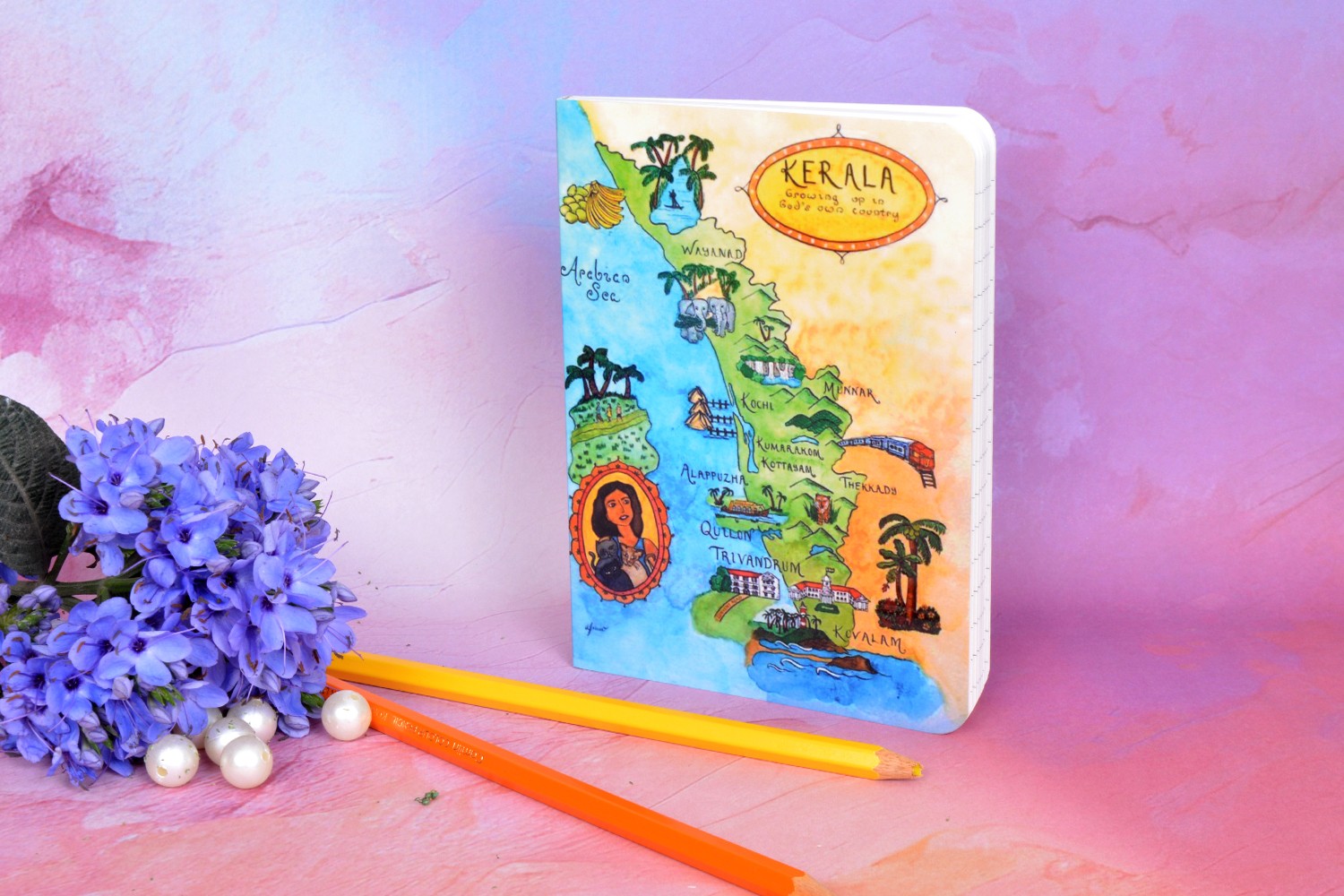 Kerala A6 Softbound Travel Notebooks