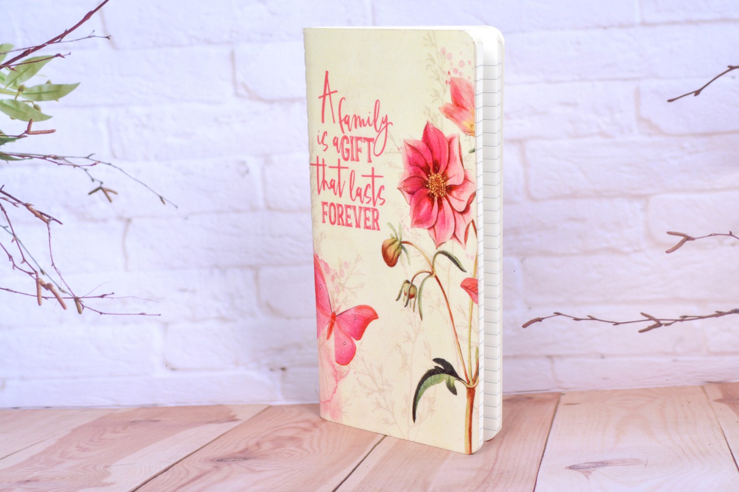 Family Is A Gift Centre Thread Botanical Notebooks