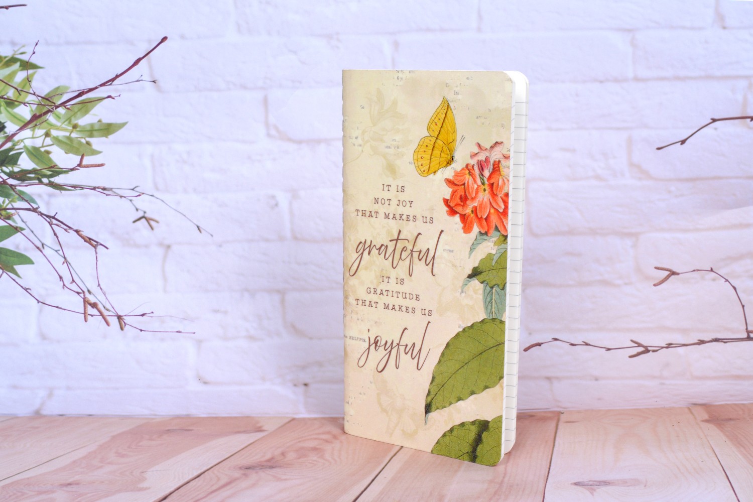 Grateful Joyful Centre Thread Botanical Notebooks