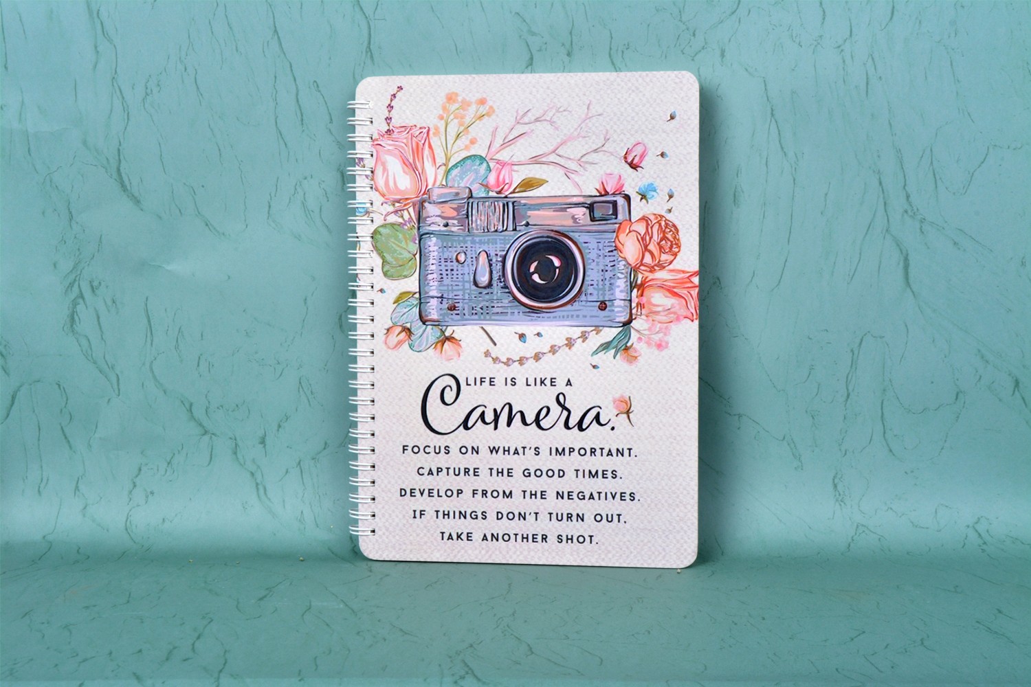 Life Is Like A Camera Softbound Wiro A5 NoteBook