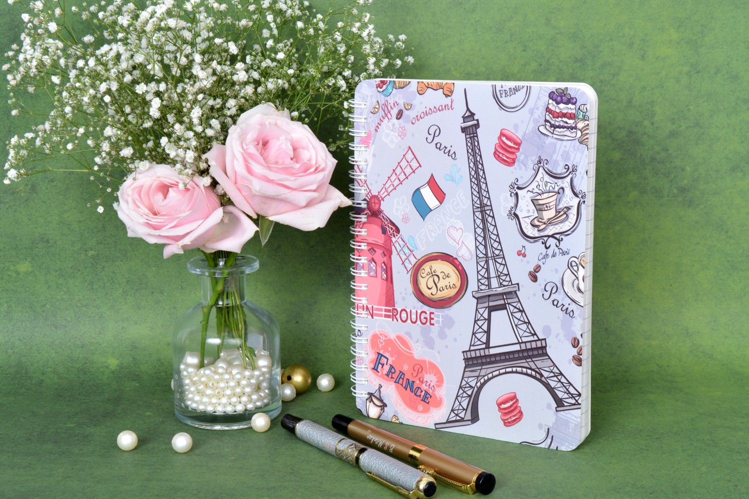 Eiffel Tower Softbound Wiro A5 NoteBook